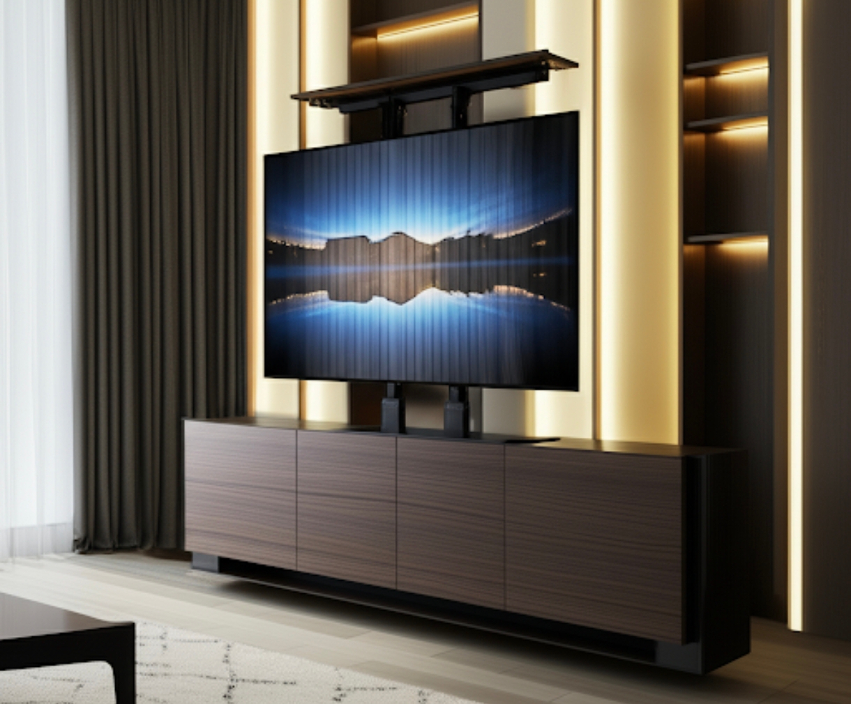TV Lift a medida muebles inteligentes y domótica de lujo