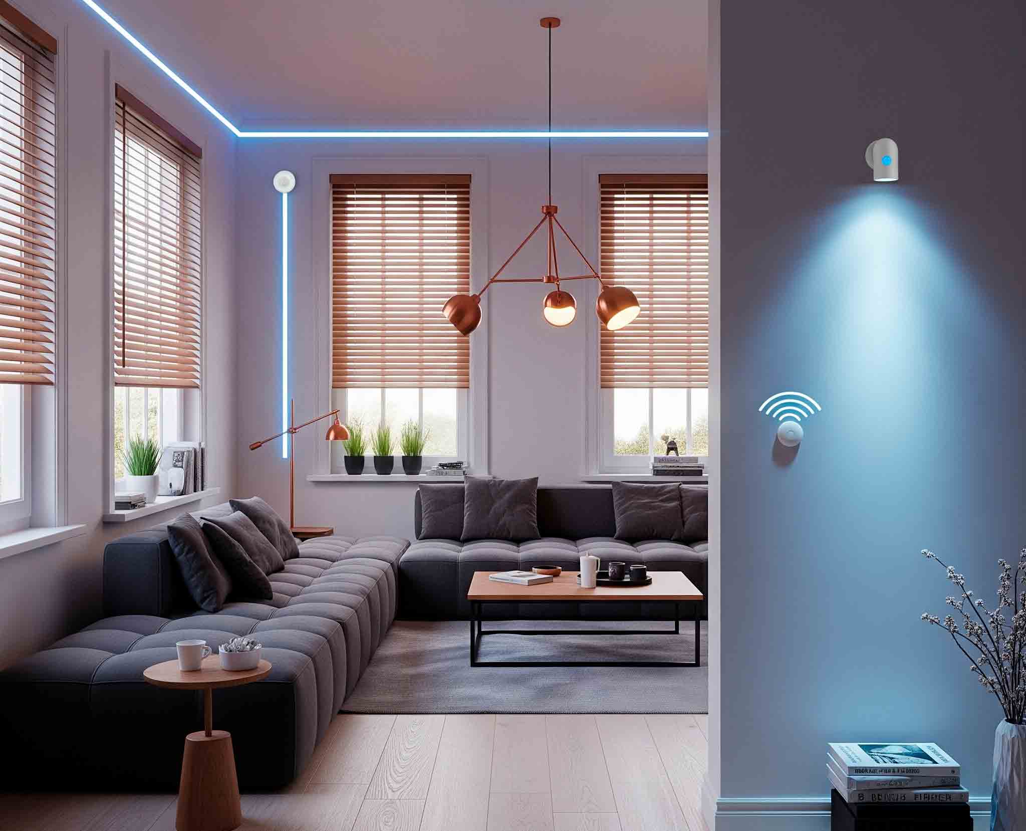 Iluminación Inteligente para Smart Home: Tiras LED, Sensor Movimiento, Focos Vintage