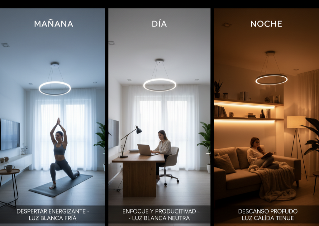 Iluminación Circadiana: Mejora tu Salud con Luz Inteligente