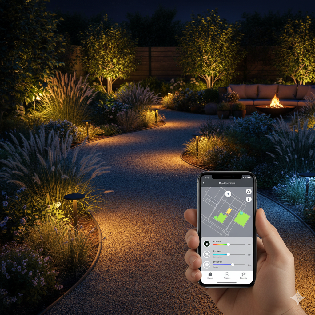 Jardines Inteligentes: Automatiza tu Iluminación Exterior