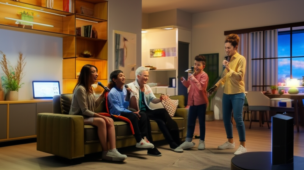 Karaoke Inteligente: Diversión Familiar Automatizada y Conectada