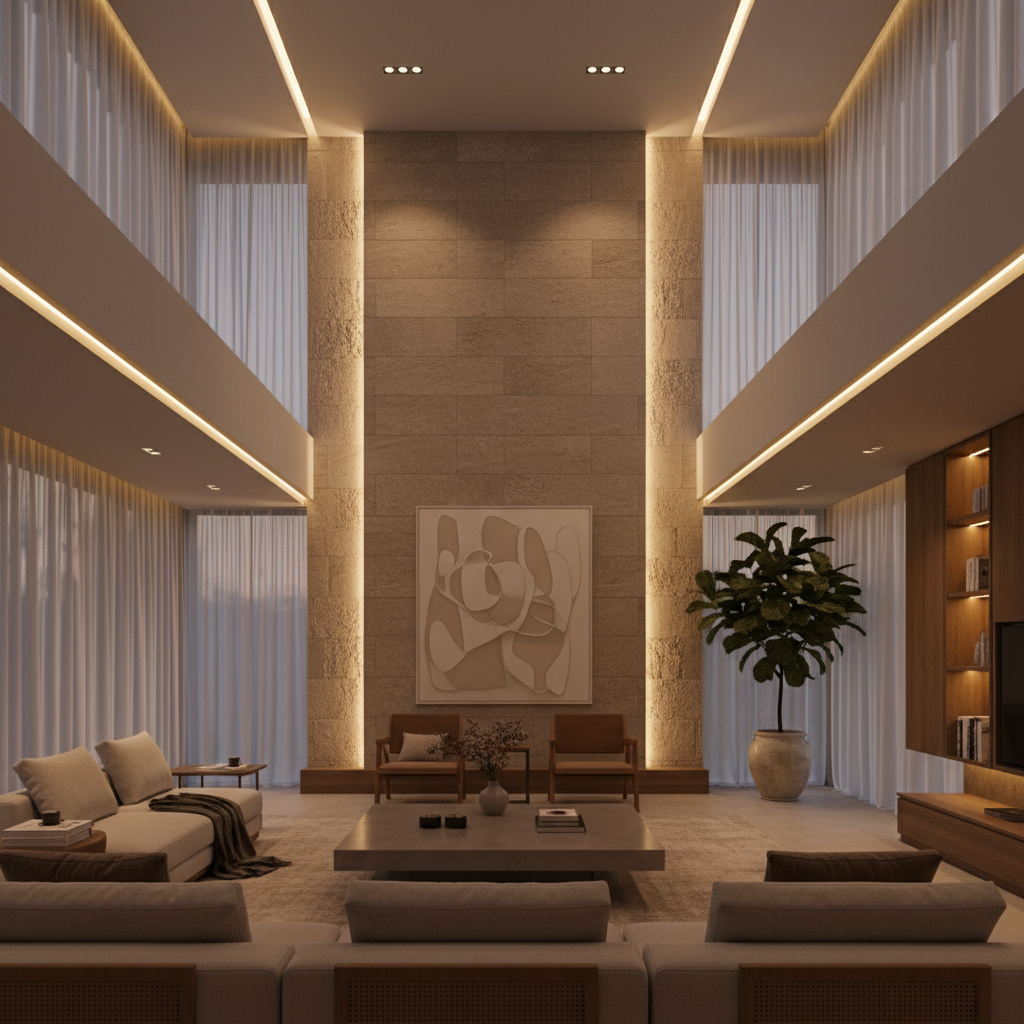 Iluminación Arquitectónica Inteligente: Diseño, Domótica y Bienestar en tu Hogar