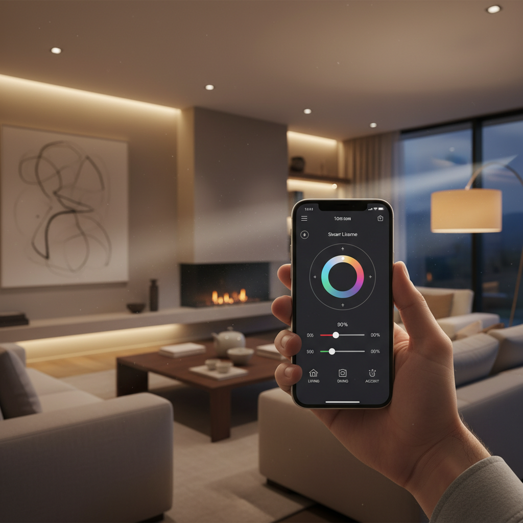 Control de Iluminación Inteligente desde tu Celular: Guía Completa para el Hogar Domótico