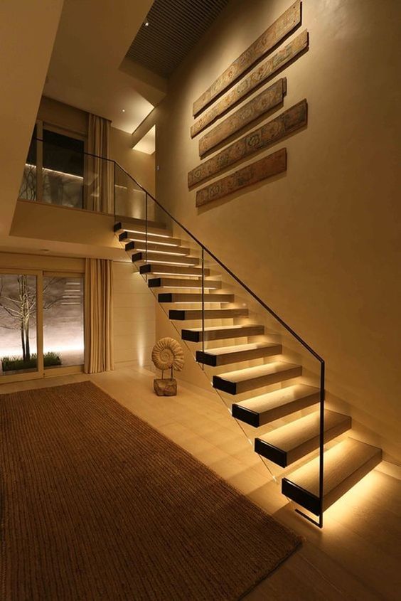 Escaleras con LED